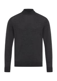 GALERIA essentials - Wollpullover, Stehkragen, für Herren - 1 B85 ANTHRA MELAN