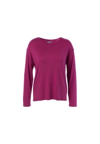ESSENZA - Schlafanzug-Oberteil Denna Uni, Rundhals-Ausschnitt, für Damen - 749 DUSTY TEAL