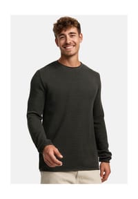 KRONSTADT - Strickpullover KSPep - Charcoal Mix
