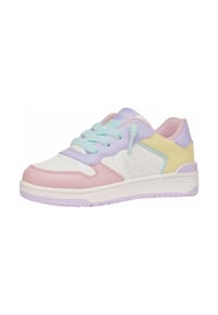 GEOX - Lederimitat/Textil Sneaker - Blau/Weiß