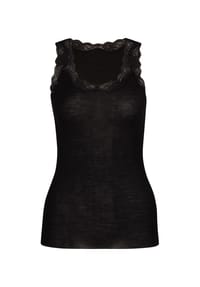 CALIDA - Damen Top ohne Arm, Wolle & Seide Richesse Lace - light ivory