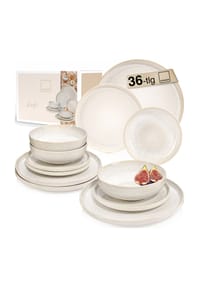 SÄNGER Steingut Geschirrserie Korfu - Korfu - Beige-Espressobecher Korfu 4 teilig