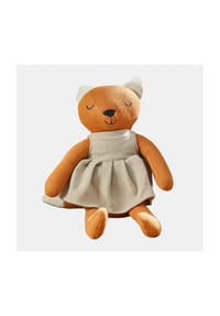 LOBERON - Kuscheltier Fuzzlin orange/grau - orange/grau