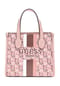 GUESS SILVANA 2 Henkeltasche, Druckknopf, Logo-Muster, für Damen Bild 1