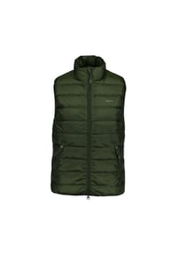 GANT - Herren Daunenweste - LIGHT DOWN VEST, leichte Steppweste, Stehkragen, Zip - Blau