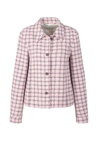 MADELEINE - Tweedjacke mit Hemdkragen - eisrose / multicolor