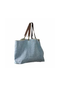 LOBERON - Tasche Bente blau/braun - blau/braun