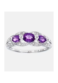 Diamant L'eternel - Ring, mit 0.05 ct Diamant, 375 Weißgold - white gold