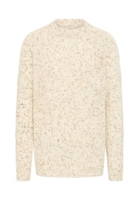 SOLID - Pullover SIMCHA Strickpullover R- Neck - weiß