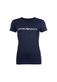 EMPORIO ARMANI Damen T-Shirt - Rundhals, Kurzarm, Loungewear, Stretch Cotton Bild 1