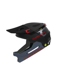 CRATONI - MTB-Kinder-/Jugendhelm "Madcat Mips", gunmetal-red - anthrazit