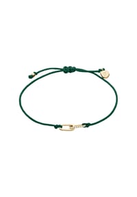 FOSSIL SUTTON - Fossil Damenarmband Sutton Mini Moments aus goldfarbenem Metall mit Pavé-Link in grün, JA7311710 - Gold