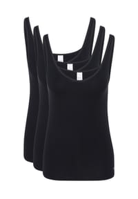Speidel. - Unterhemd / Top 3er Pack Softfeeling - Schwarz