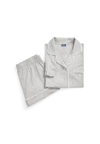 POLO RALPH LAUREN - Polo Essentials Shorty Schlafanzug, meliert, für Damen - 202 GRAUMEL.