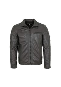 OTTO KERN - Herren Lederjacke Lammnappa anthra - anthra