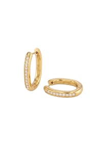 NOELANI - Damen Creolen, Edelstahl - GOLD