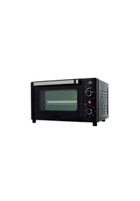 LENTZ - Lentz Mini-Backofen 12 L in Schwarz 1050W bis zu 230°C 3 Heizstufen - 
