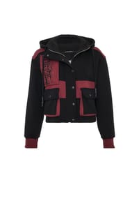 CIPO & BAXX® - Sweatjacke Kapuze mit Kordelzug - BLACK