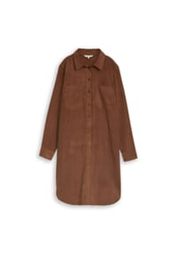 TOM TAILOR - Blusenkleid, Knopfleiste, für Damen - 41102 CAMEL
