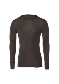 HANRO - Longsleeve Woolen Silk - anthracite