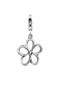 Nenalina - Charm Anhänger Pendant Blume Floral Sommer 925 Silber - Silber