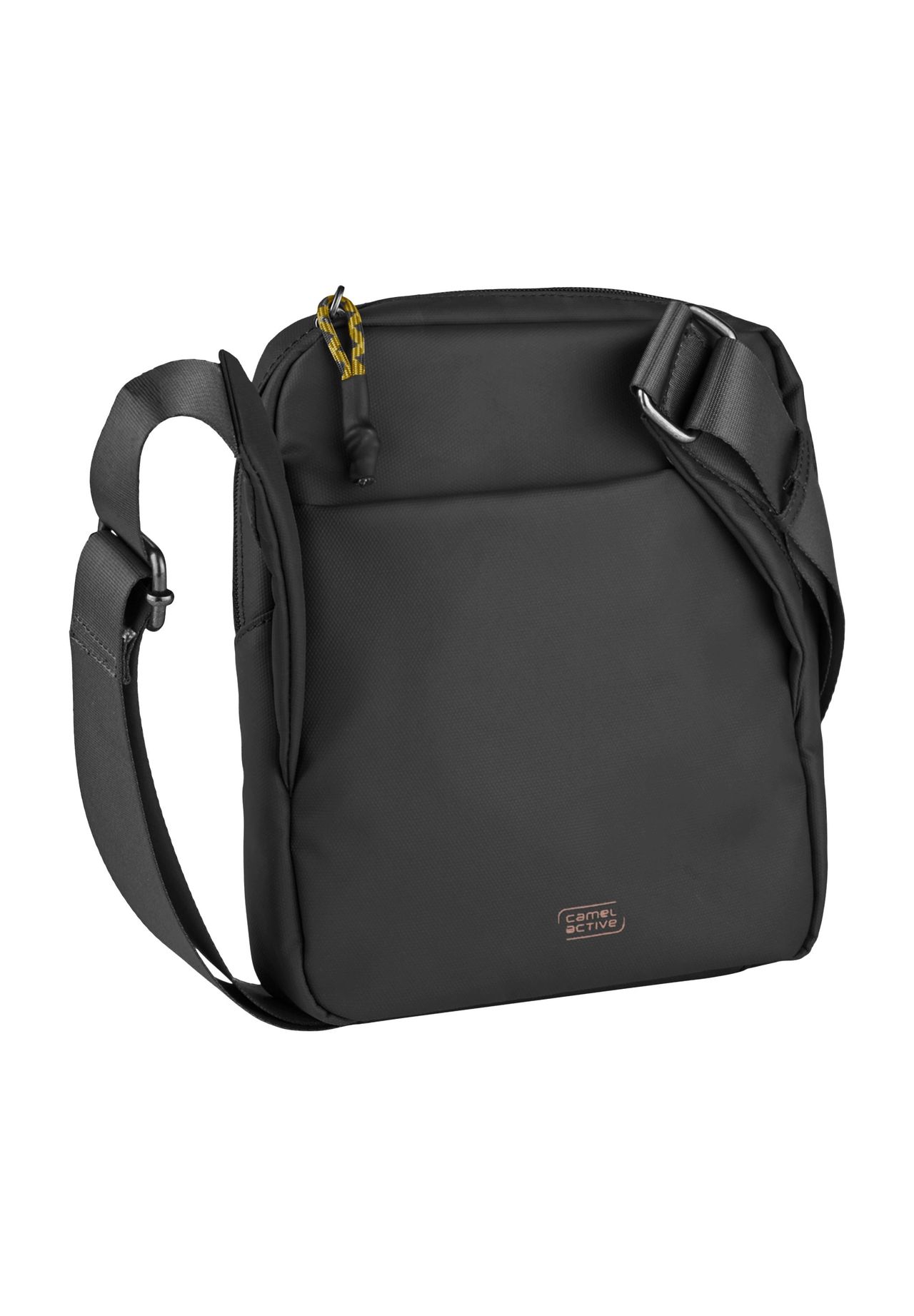 Camel Active Herren Schwarz Umhängetasche "Explore" Wasserabweisendes Recyceltes Nylon Und Reflektierende Reißverschlüsse von Baur - Bild 6