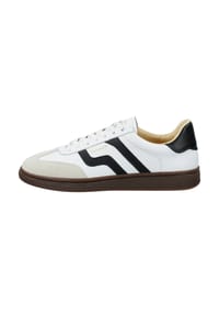 GANT - Herren Sneaker - CUZMO, Leder, Schnürschuh, Turnschuh, Low - Schwarz/Weiß
