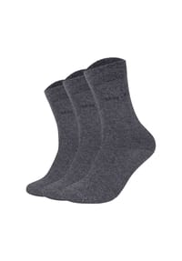 Marc O'Polo - Unisex Socken, 3er Pack - Classic Organic OCS Socks, Baumwollmischung, einfarbig - 5952 TOTAL ECLIPSE