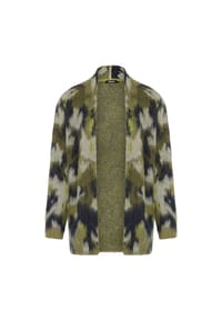 olsen - Cardigan mit Schalkragen - Moss Green