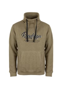ROADSIGN® australia - Herren Sweatshirt Knit Optic meliertes Tube für gemütliche Stunden mit modernem Twist - beige