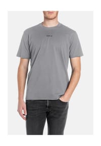 REPLAY - T-Shirt, Baumwolle, für Herren - 011 NATURAL WHITE