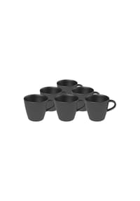 Villeroy & Boch Espressotasse 6 Stk Manufacture Rock - Manufacture - schwarz