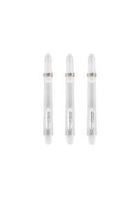 COFI - Clear Nylon Shafts – Kurzer 30 mm Dart Schaft für präzise Würfe - Weiß Onesize