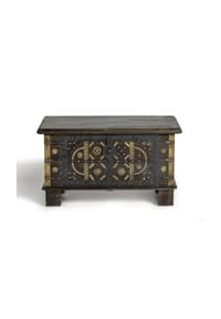 GINER & COLOMER - Kommode aus Mangoholz, 80 cm, klassischer Ethno-Stil - 46 x 80 x 40 - Braun