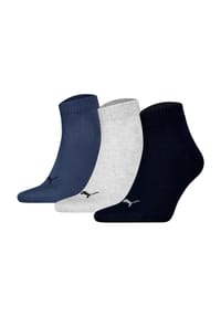 PUMA® - Strümpfe, 3er-Pack, Kurzsocken - 001 GREEN / GREY