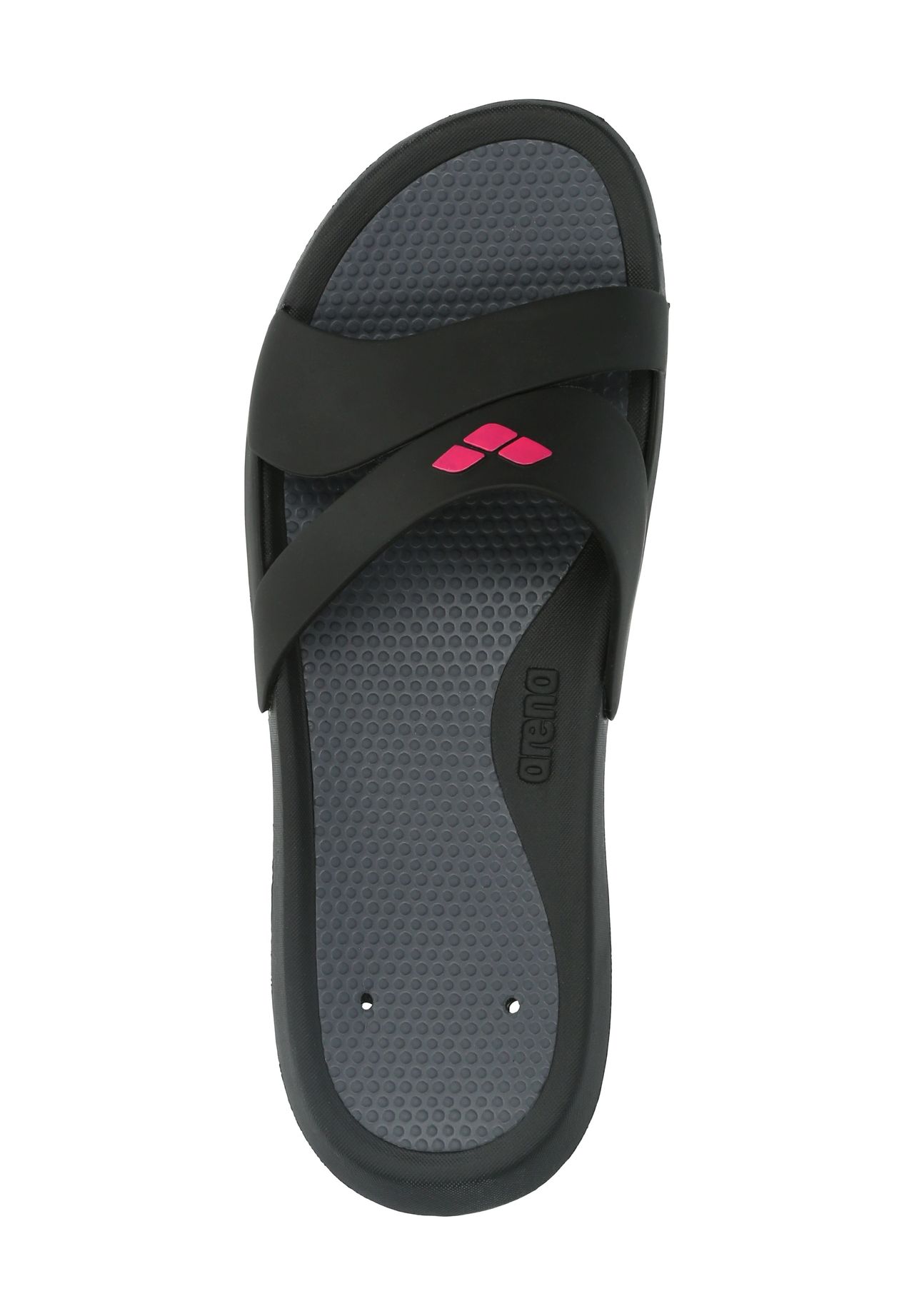 Arena Badesandalen "Nina", Leicht, Gepolstert, FüR Damen, Grau|Schwarz, 41