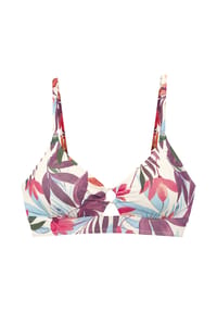 LASCANA - Bralette-Top IMANI, schmale Träger, für Damen - CREME PRINT