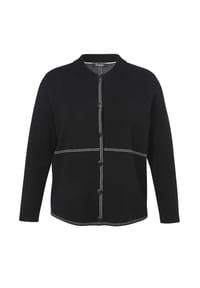 frapp - Jacke Große Größen - black / bisquit