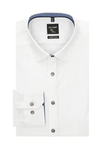 OLYMP - No. Six Businesshemd, Super-Slim-Fit, für Herren - 00 WEISS