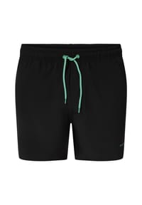 MANGUUN - Badeshorts Max 10 cm, Tunnelzug, für Herren - E001 BLACK