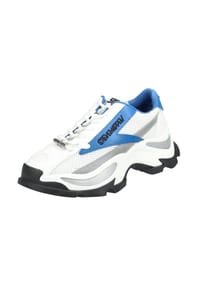STEVE MADDEN - Lederimitat/Textil Sneaker - Weiß/Blau