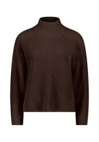 BETTY BARCLAY - Kaschmir-Pullover mit Kragen - Light Maroon