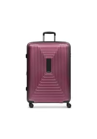 REDOLZ Essentials 14 - Essentials 14 4 Rollen Trolley L 77 cm mit Dehnfalte - aubergine metallic