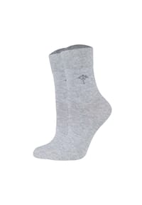 JOOP! - Damen Socken, 2er Pack - Daily Glam Organic GOTS Socks, Baumwoll-Mix, uni - Anthrazitmelange