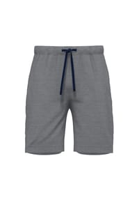 GÖTZBURG - Herren Sweatshorts - Bermuda, kurz, Baumwolle, einfarbig - Grau