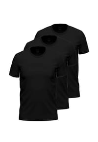 AMMANN - Unterhemd / Shirt Kurzarm 3er Pack Close to you - Cloud Melange