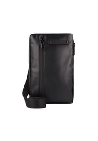 GREEN BURRY Upcycled Tarpaulin - Upcycled Tarpaulin Mini Bag Umhängetasche 14 cm - black