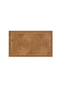 WECONhome Fußmatte Retro Flow - Moderne Kokos-Fußmatte - Fußmatte - natur