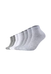 s.Oliver - Unisex Socken, 8er Pack - Quarter, einfarbig - Blau