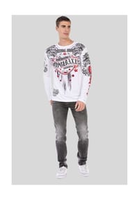 CIPO & BAXX® - Sweatshirts mit coolem Print - BLACK